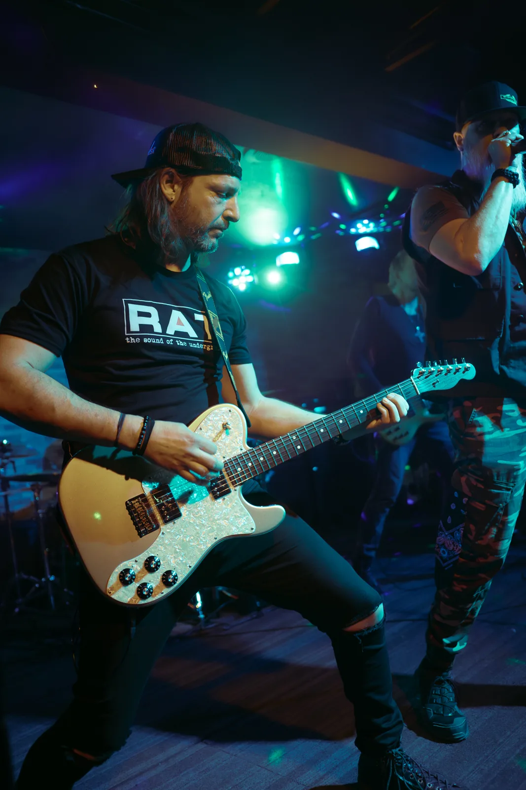Brad Myers playing guitar